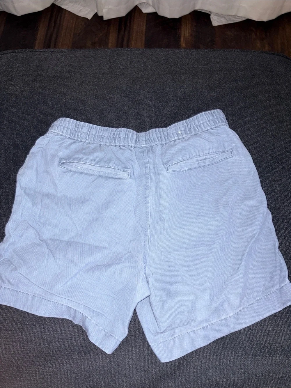 Goodfellow & Co Light Blue Elastic-Waist Hybrid Shorts